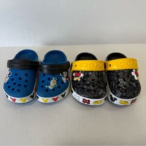 Mickey Mouse Crocs toddler shoes size 4 / 5